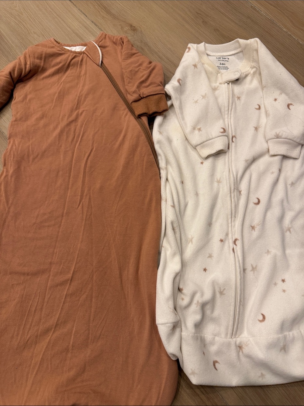Carter's Rust & Cream Sleep Sacks
